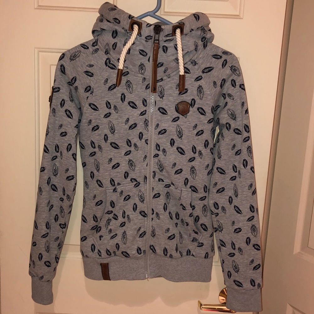 Naketano Zip Up Sweatshirt - Size Small